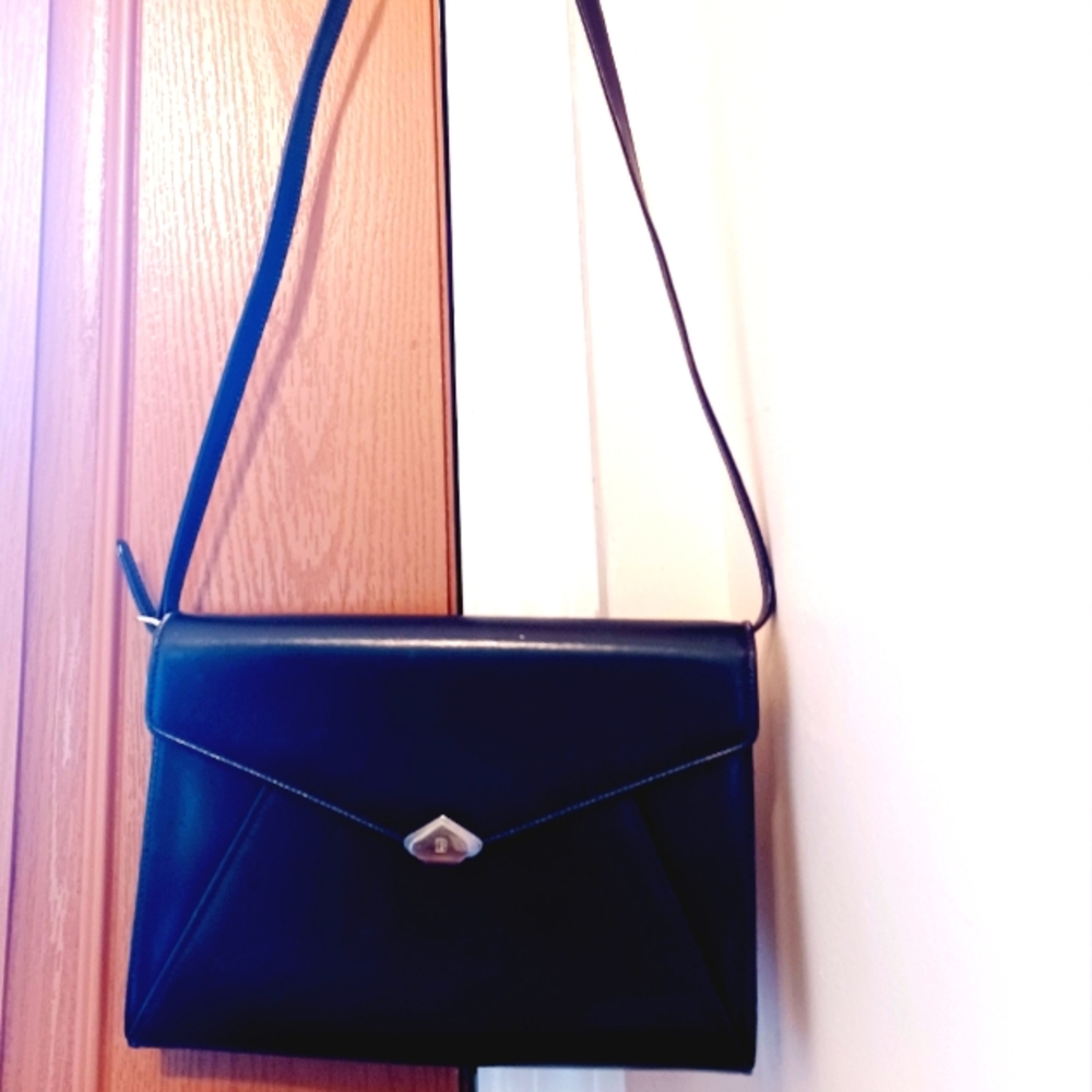 Bally Vintage Envelope Bag. Authentic. Leather.